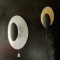 Preview: Icone LED wall ceiling light goldleaf black Masai 70 oval 2700K Sonderedition